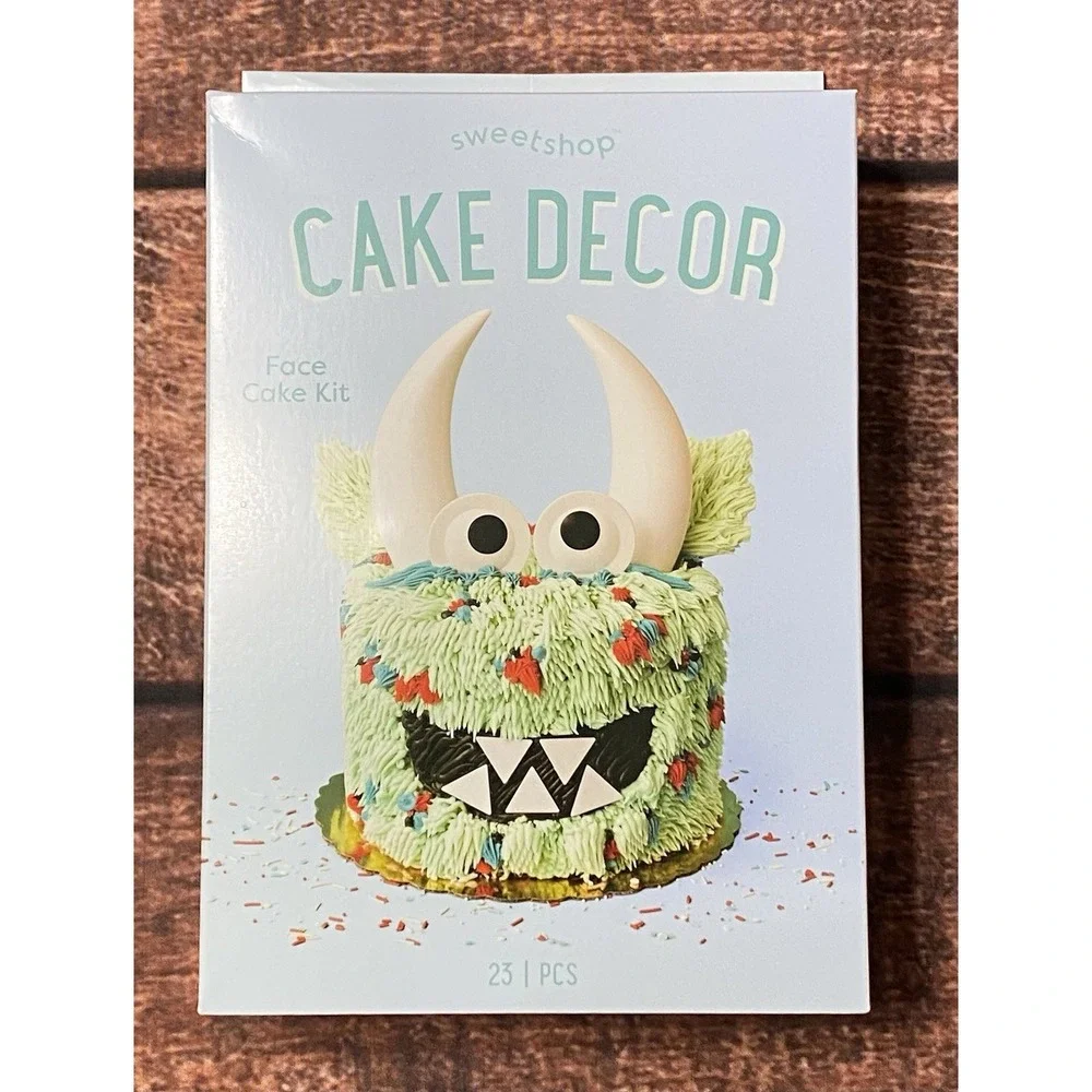The Sweetshop Cake Decor Face Kit (23 Piece) buy American Crafts Reusable (New)